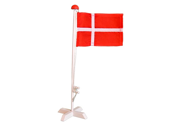 Flagstang med Fod 30 cm – Perfekt til Fest og Fejring