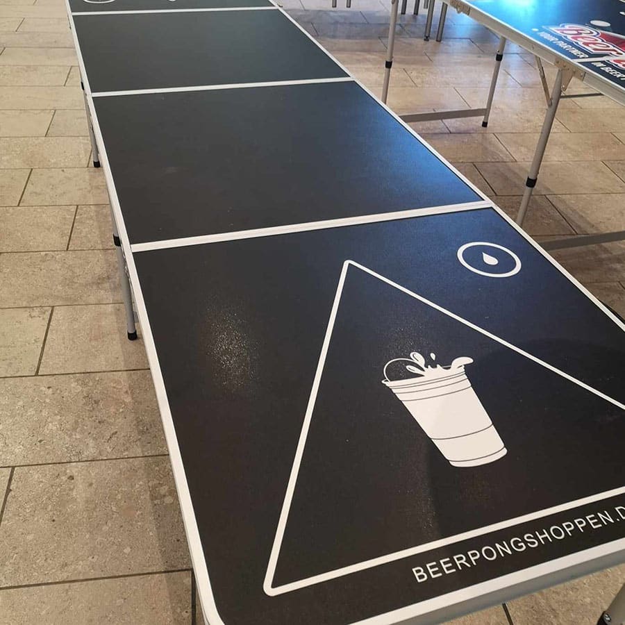 Foldbart Beerpong Bord Fra Beerpongshoppen