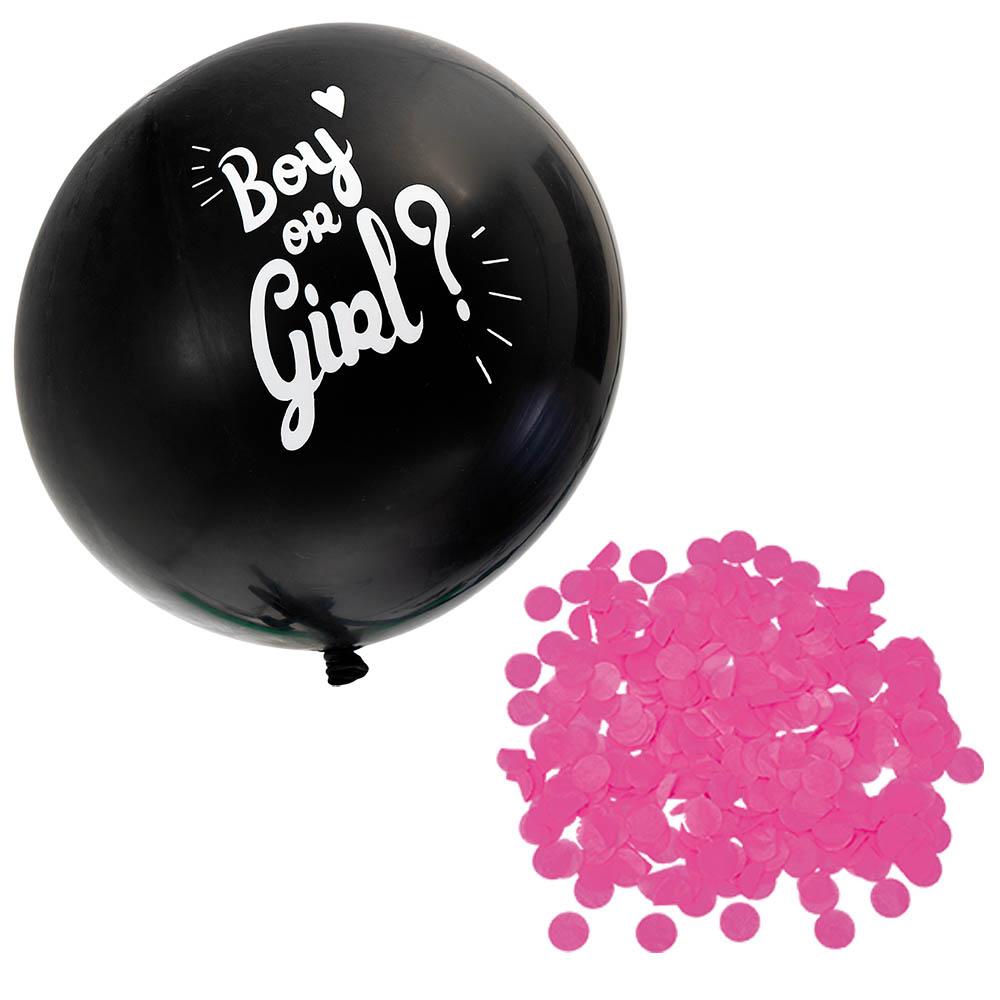 Køn Afsløring Ballon Pige - 60 cm Festlig Dekoration