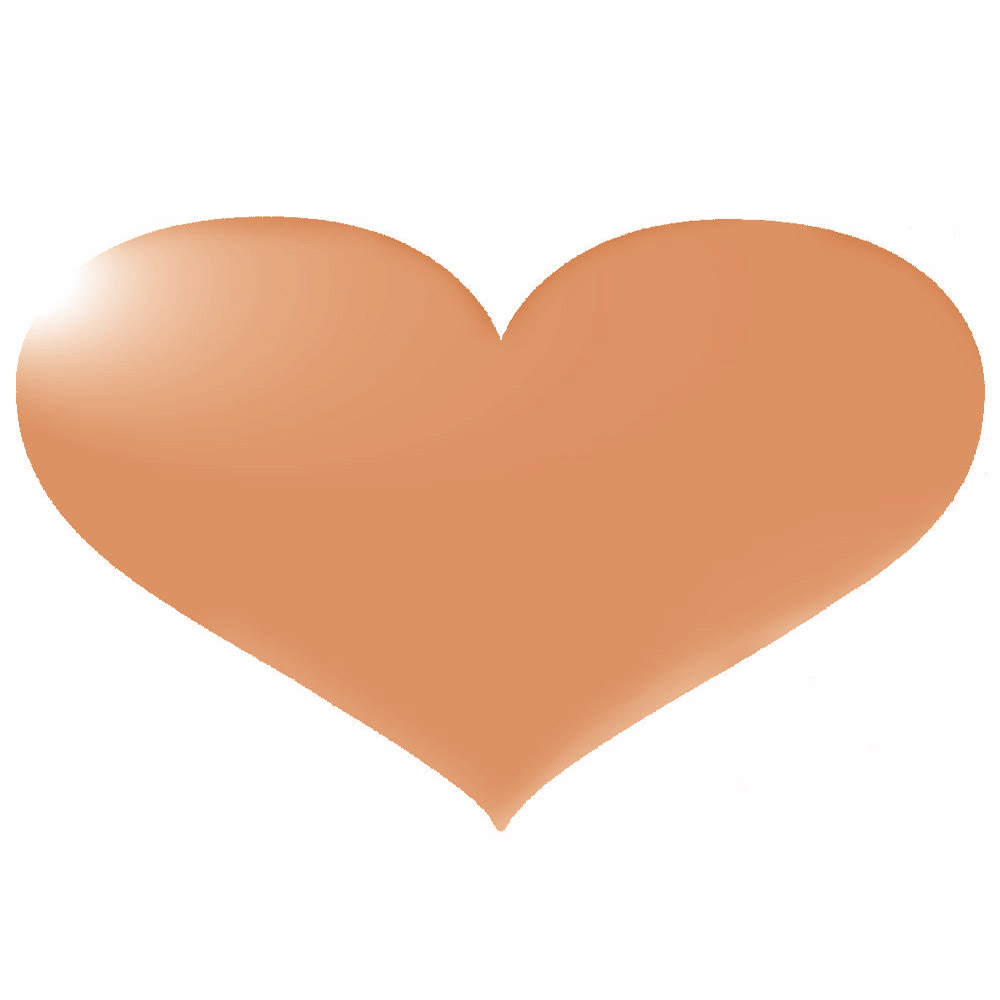 Kobber Hjerteskjold til Bryllup og Særlige Fejringer