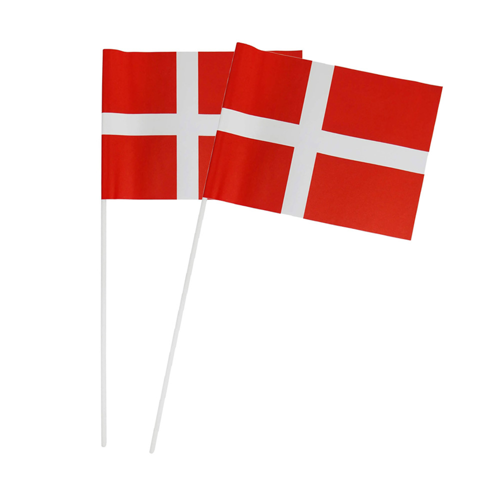 Mellem Hurraflag - 8 stk. til festlige lejligheder