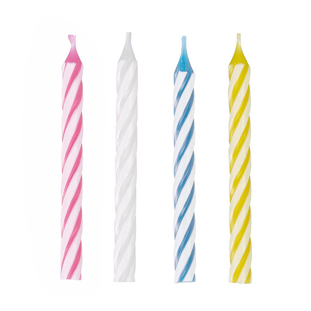 Farverige kagelys 24 stk – Uundgåelige til festlige fester!