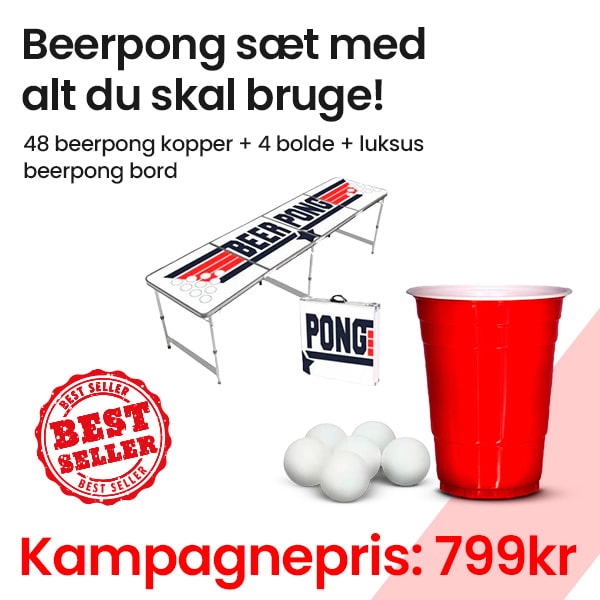 Luksus Beerpong Sæt