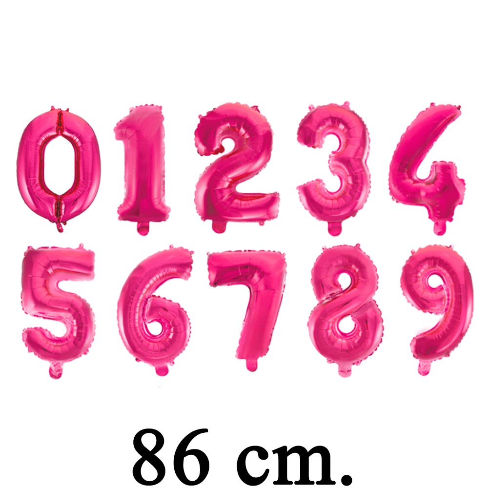Rosa 86 Tal Folieballon – Perfekt til Fødselsdagsfest!
