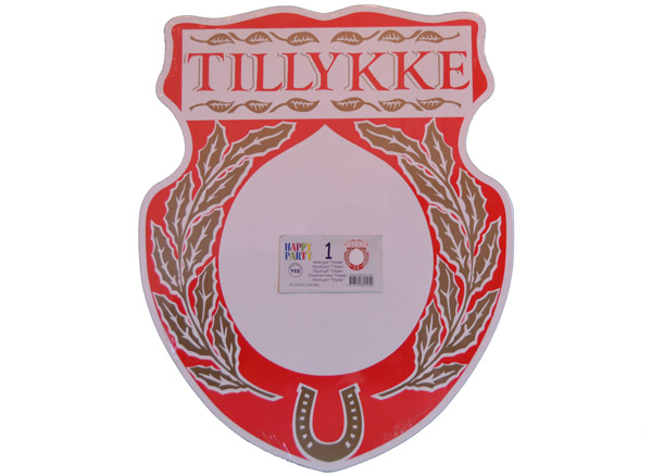 Guldbryllup Skjold i Hårdt Pap – Uundgåelig Festdekoration!