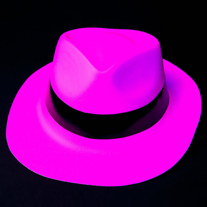 UV Hat i Pink Neon - Perfekt til Fest!