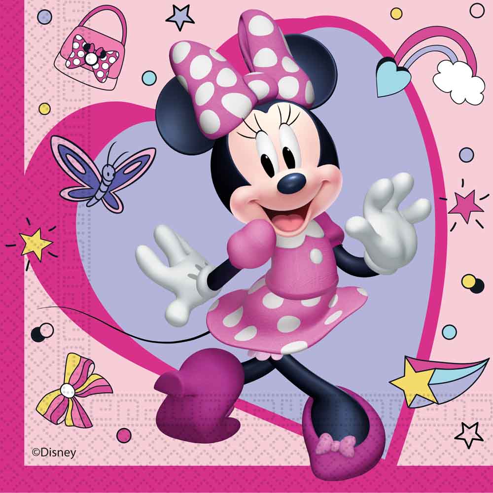 Minnie Mouse Fødselsdagsservietter – 20 Festlige Servietter