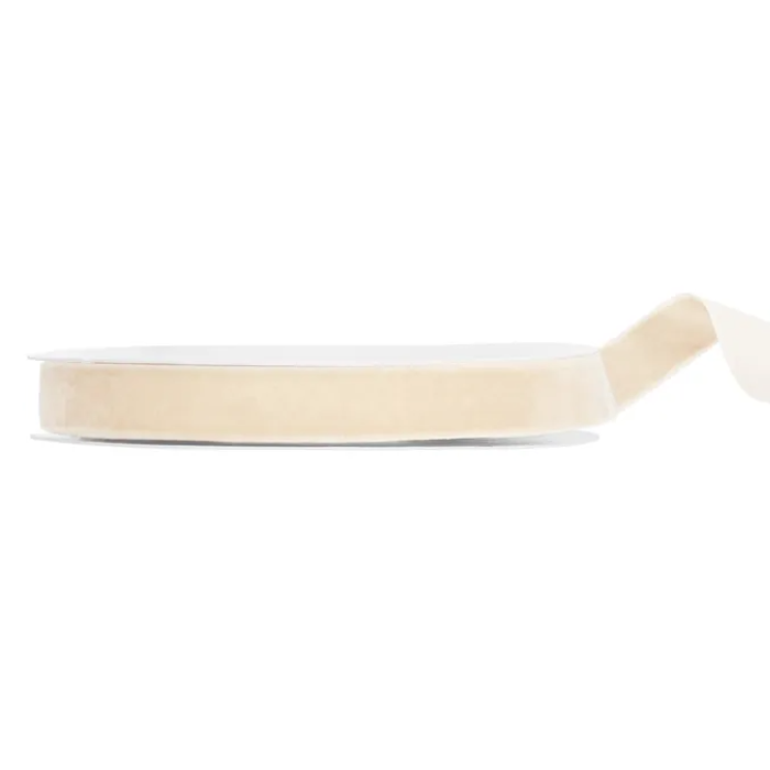 Beige Velour Bånd 15 mm - Fantastisk tilbud!