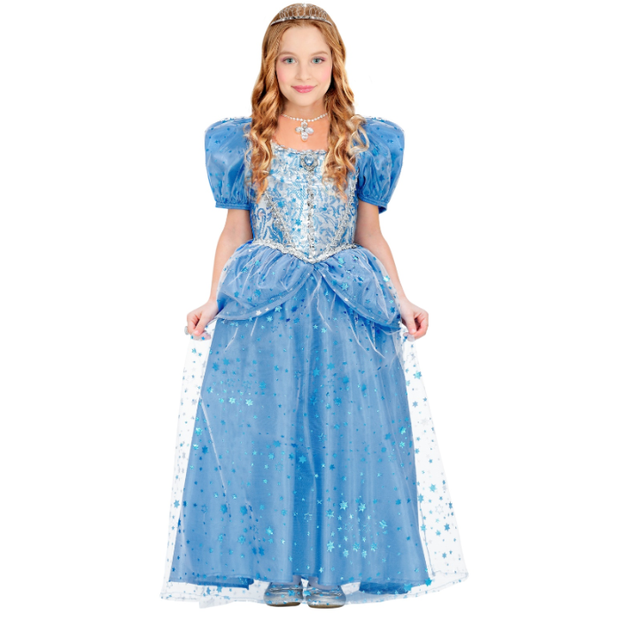 Blå Prinsesse Kostume til Børn - Fantastisk Tilbud!