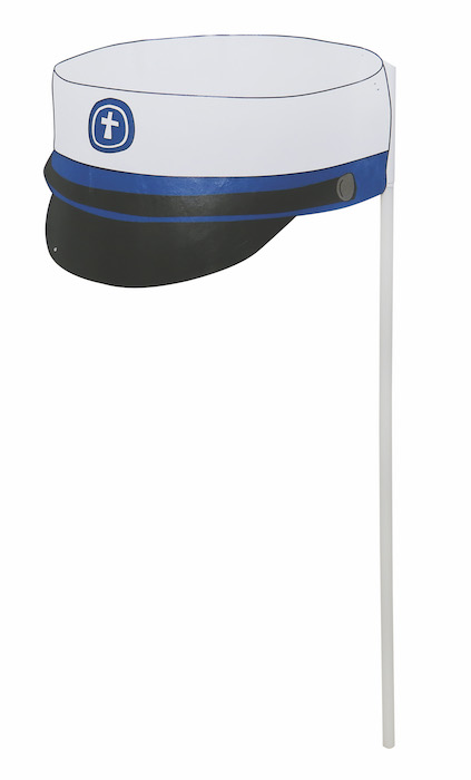 Blå Studenterhue Flag - 10 stk til festlige fejringer