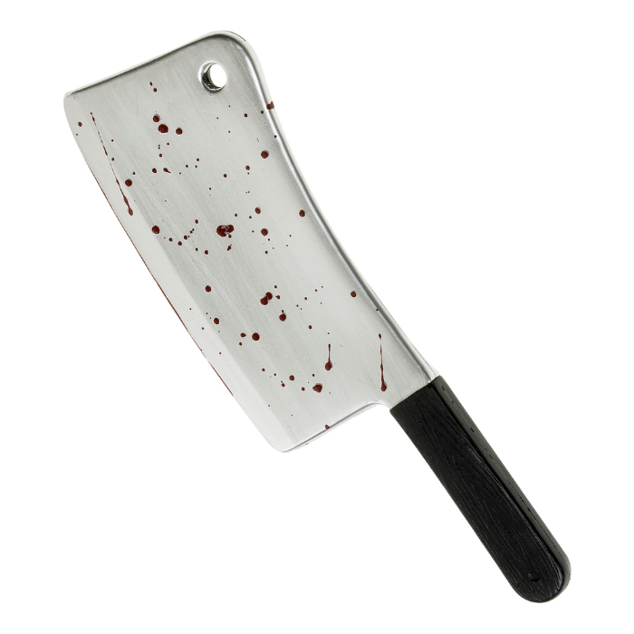 Blodig Kødkniv 44 cm - Perfekt til Halloween Fest!