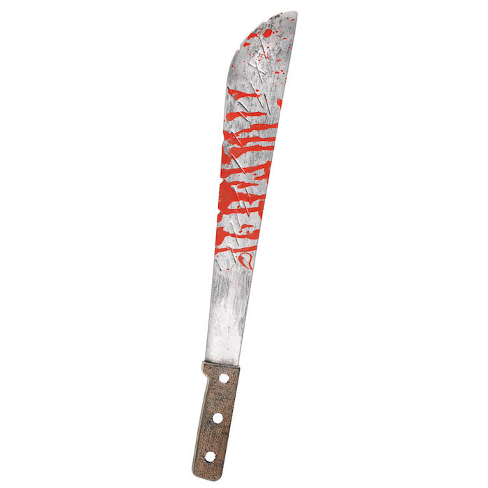 Blodig Machete til Halloween - Skab skræmmende stemning!