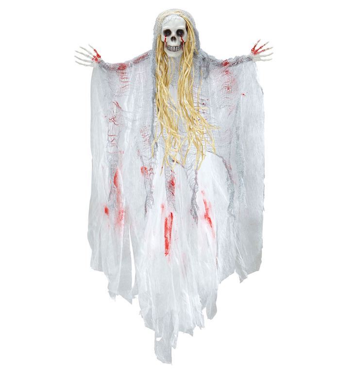 Blodigt Skelet Spøgelse - Halloween Dekoration Tilbud