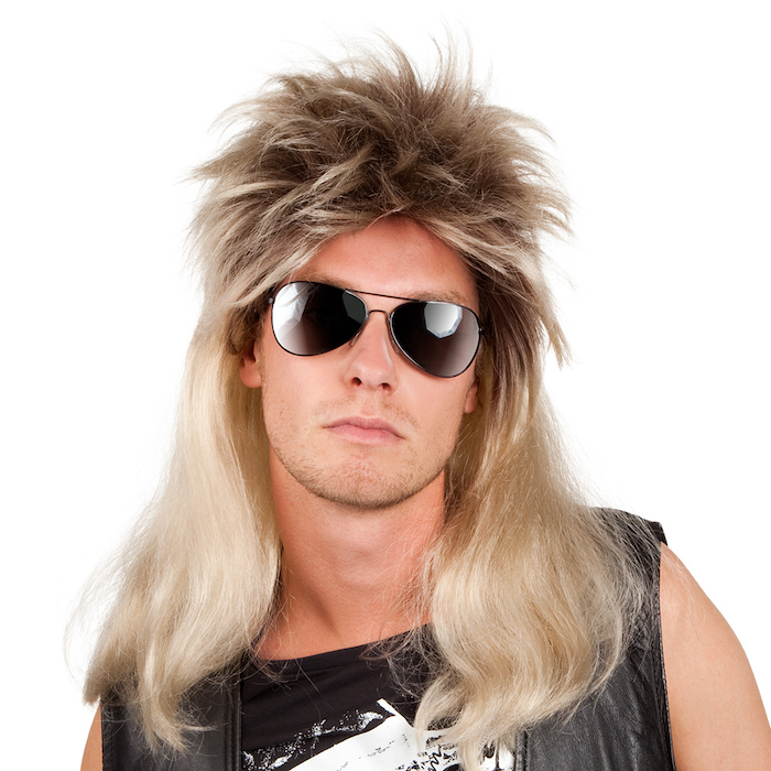 Blond 80 Paryk - Fantastisk tilbud hos PartyVikings.dk!