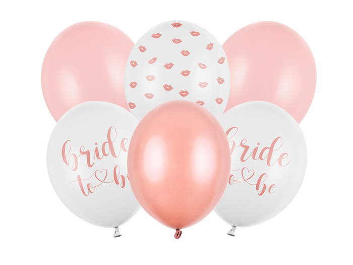 Brude Balloner 6 stk – Perfekte til Bryllupsfesten!