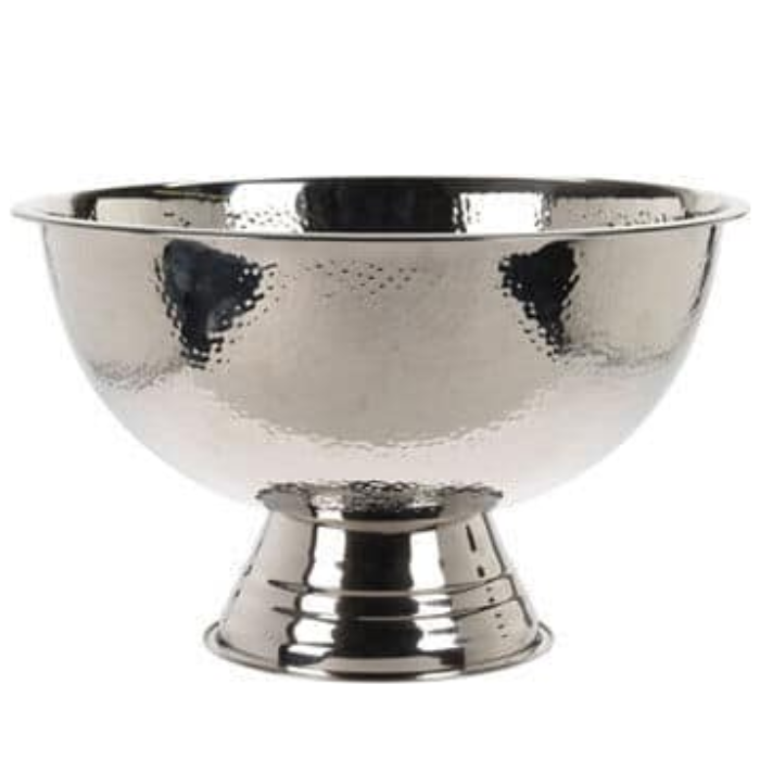 Champagne Bowle Hammeret Stål 40