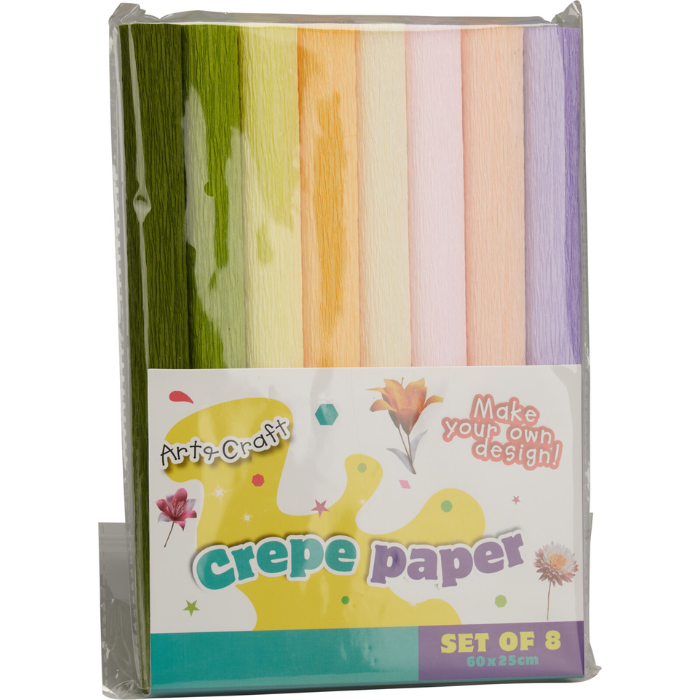Crepepapir Sæt Med   Ark  60x25