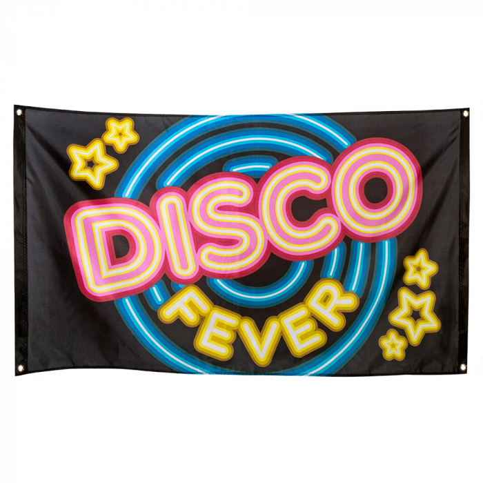 Disco Banner 90x150 cm – Festlig dekoration til dit event