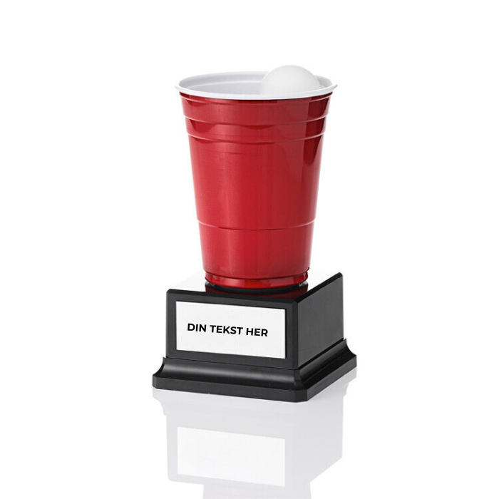 Dit Design Beer Pong Pokal - Uundgåelig Festvinder!