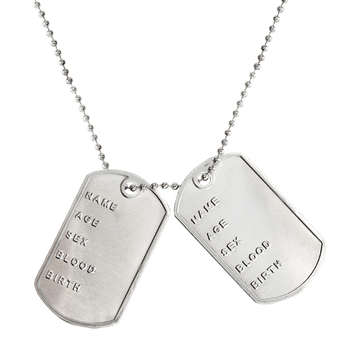 Militær Dogtag Halskæde - Fantastisk Tilbud!