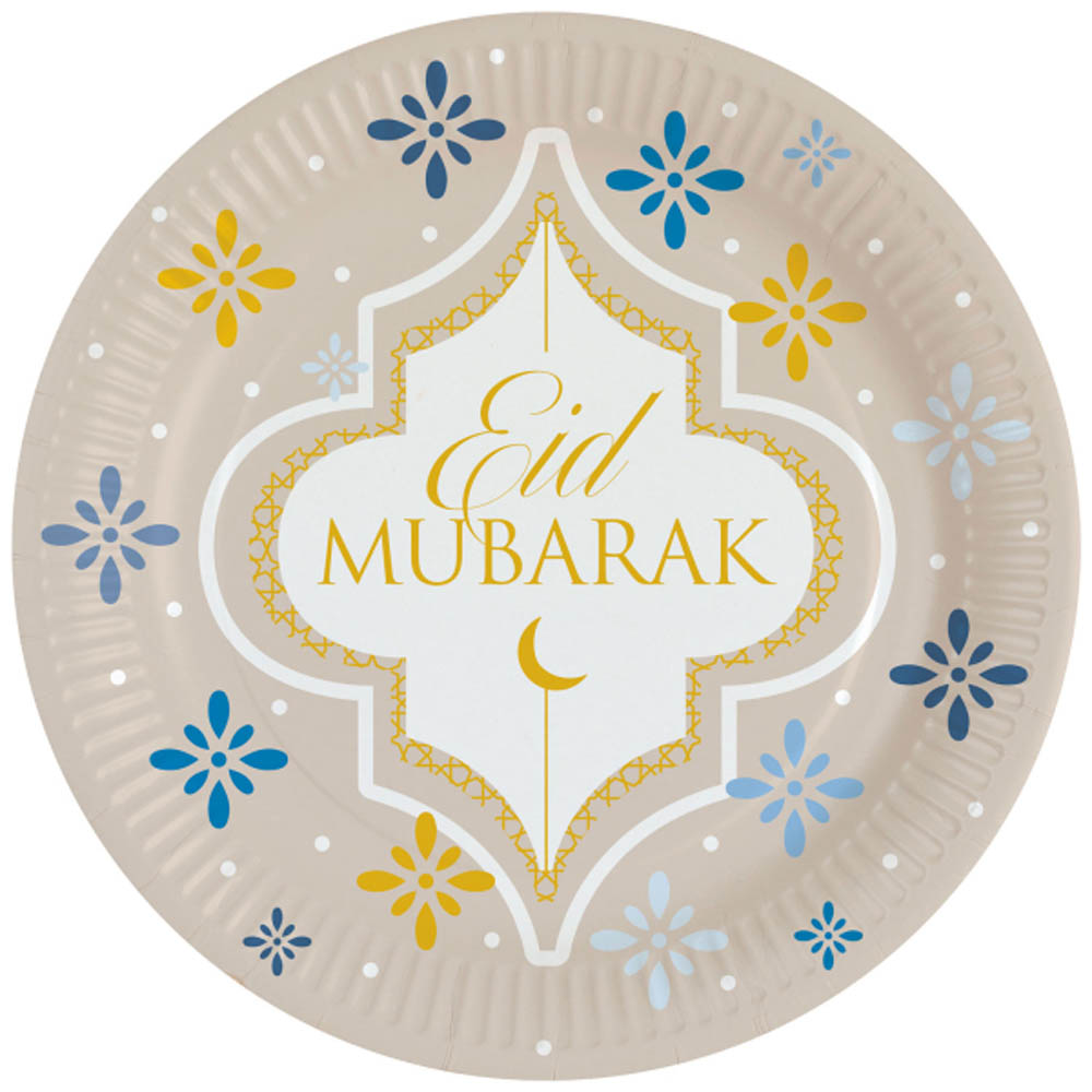 Eid Mubarak Paptallerkner til Festlige Fejringer