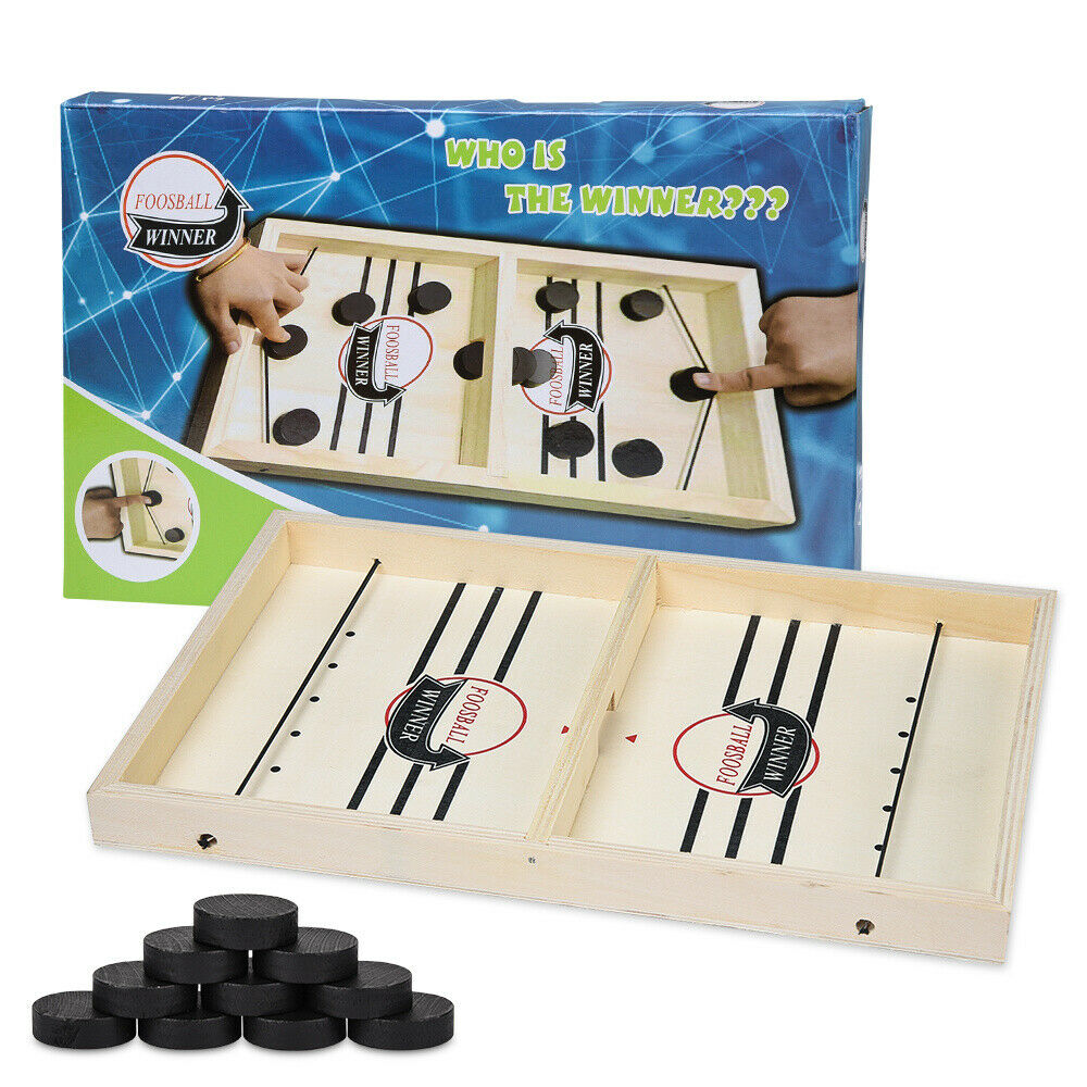 Flying Sling Puck Spil - 12 Pucks til sjov!