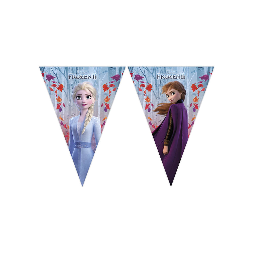 Frost 2 Vimpelguirlande med Flag - Magisk Festpynt