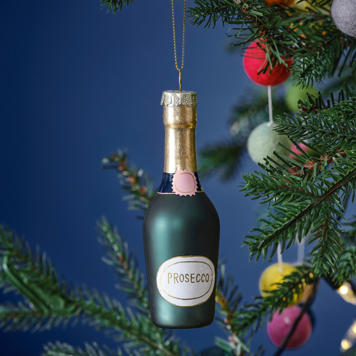 Grøn Flaske Juletræsdekoration – Moderne Julestemning!