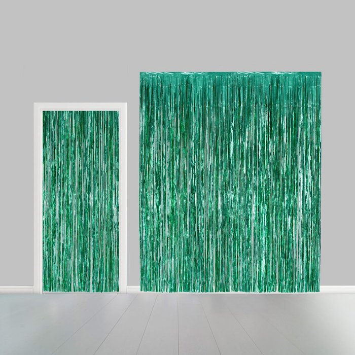 Grøn Glimmerforhæng 100 x 240 cm – Fantastisk tilbud!