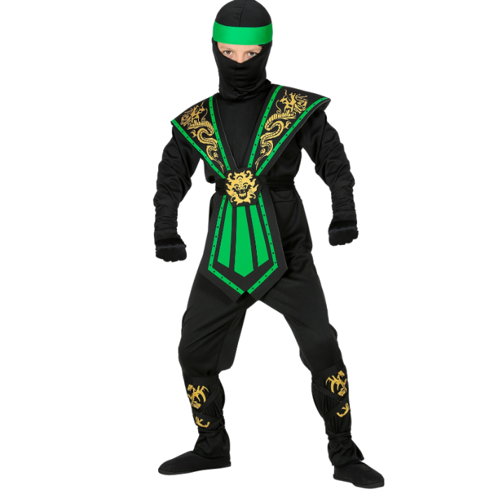 Grøn Ninja Kostume til Børn – Fantastisk Tilbud!
