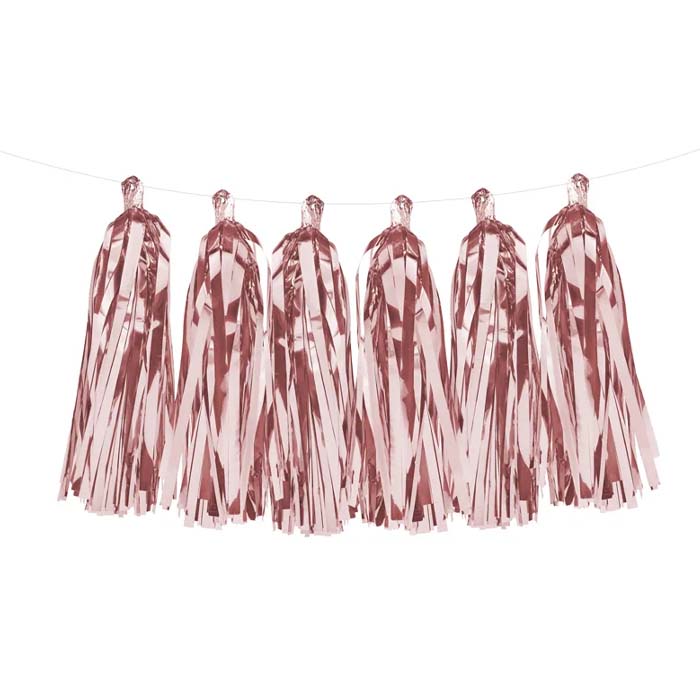 Guirlande Med Rose Gold Kvaster   Meter