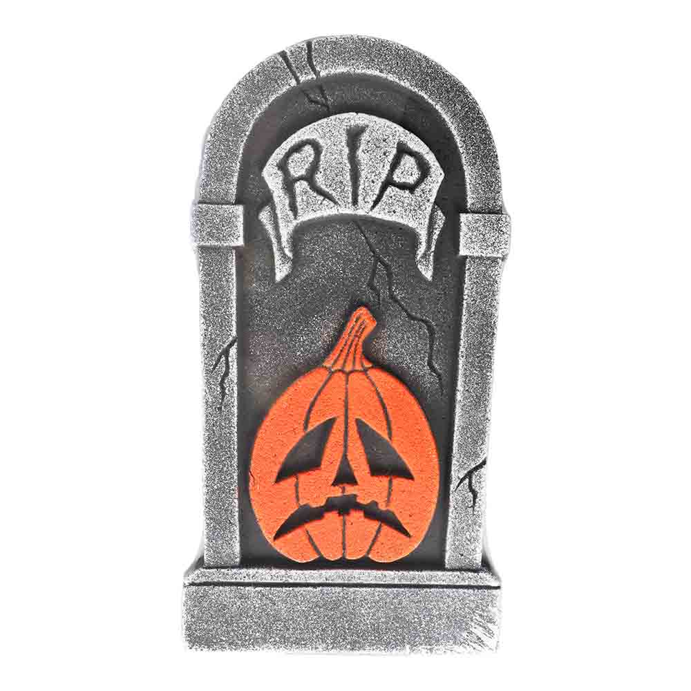 Skræmmende Halloween Gravsten med Græskar - Uhyggelig Dekor!