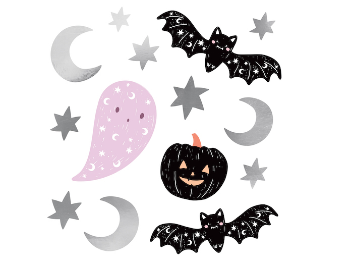 Halloween Klistermærker - 56 stk. til din fest!