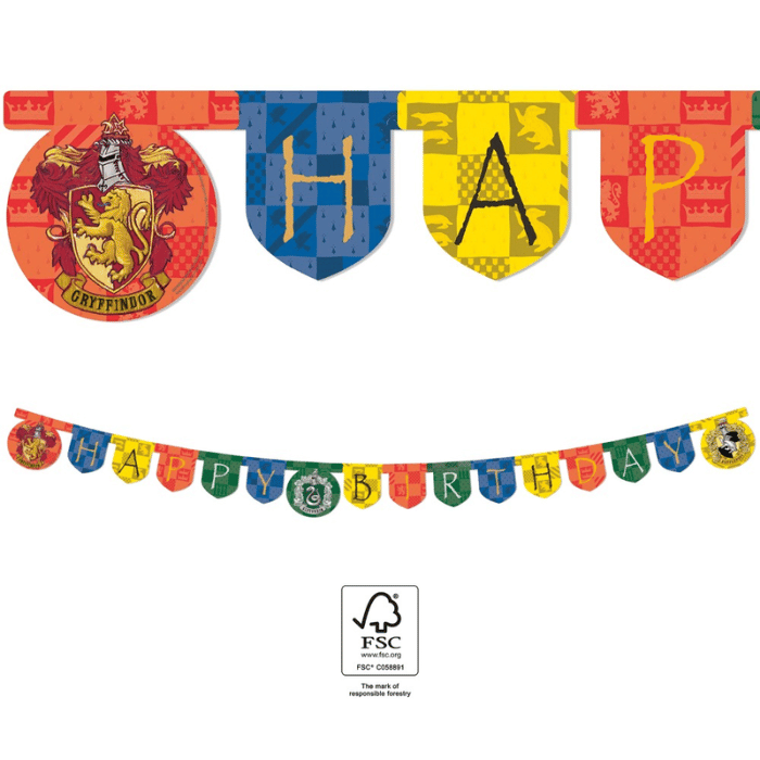 Harry Potter Fødselsdagsguirlande - Festlig Dekoration