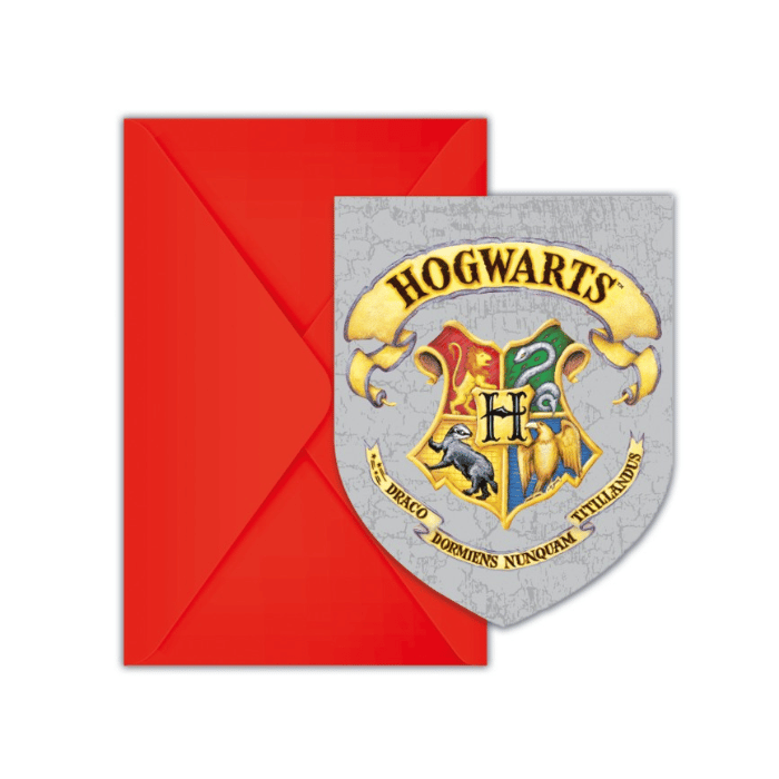 Harry Potterâ Invitationer 6x Inkl Kuvert