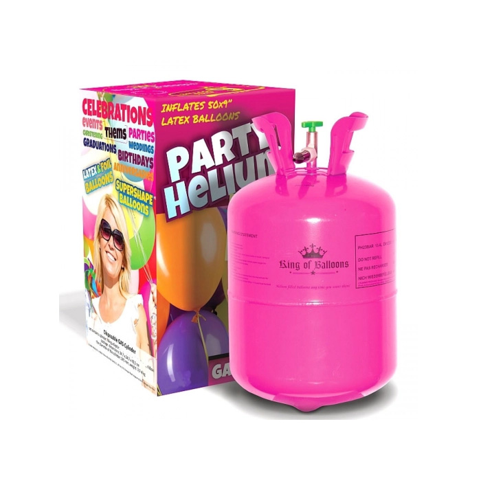Helium til 30 balloner - 240 liter på tilbud!