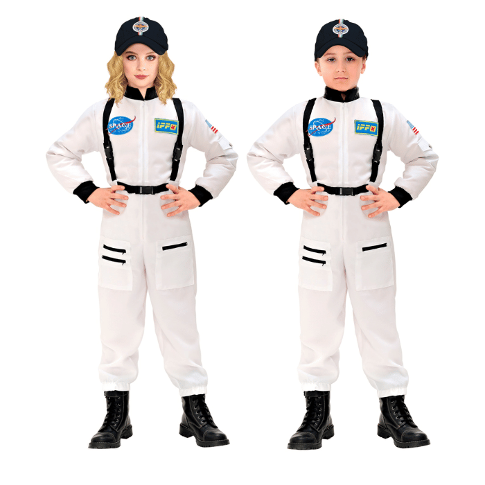 Hvid Astronaut Kostume til Børn - Fantastisk Tilbud!