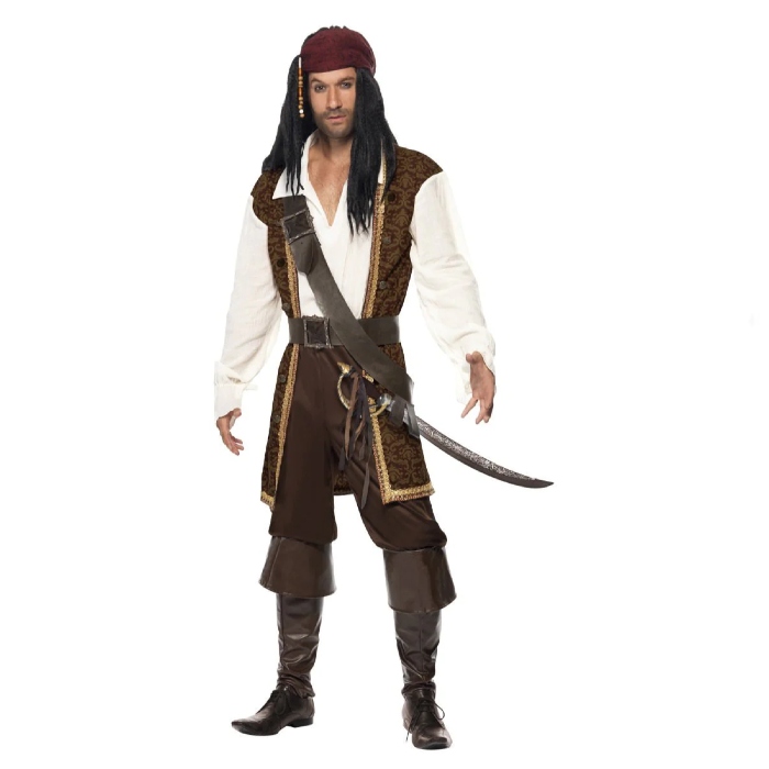 Jack Sparrow Piratkostume til Mænd - Fantastisk Tilbud!
