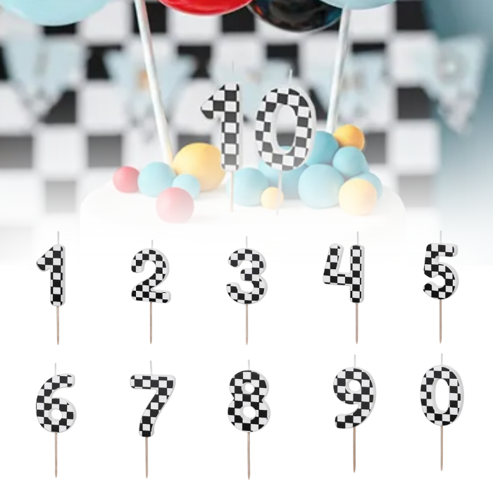 Racer Motiv Kagelys – Perfekt til festlige anledninger!