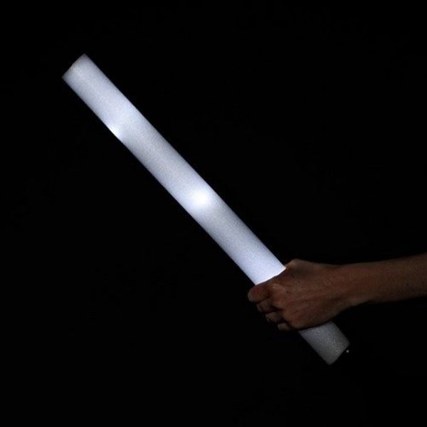 LED Skumstav Hvid 47 cm – Perfekt til Festlige Begivenheder!