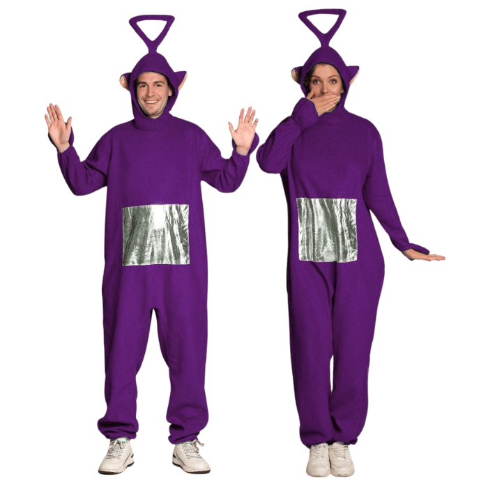 Lilla Teletubbie Kostume Unisex