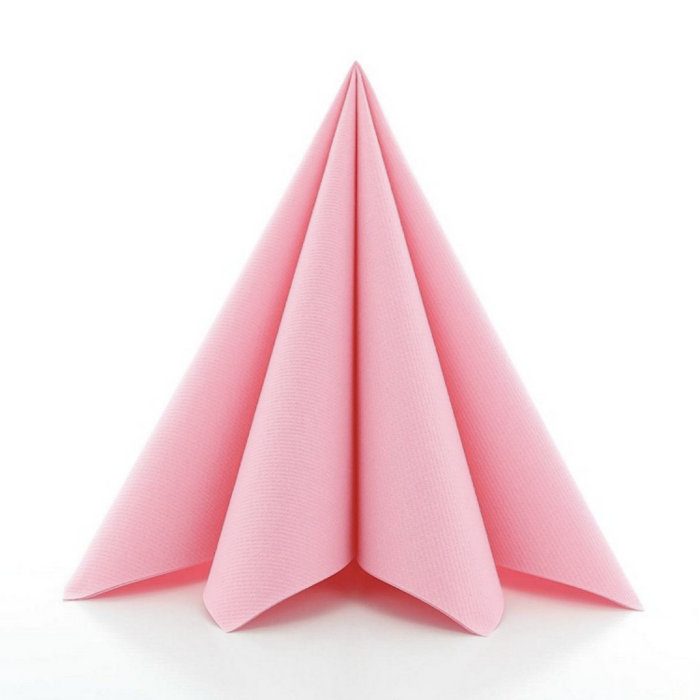 Luksus Servietter Pink 12x 40x40