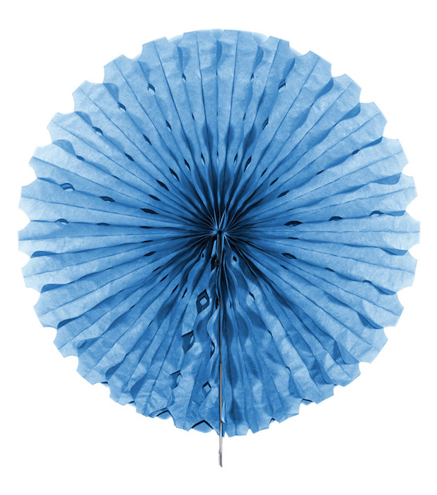 Lyseblå Honeycomb Rosette 45