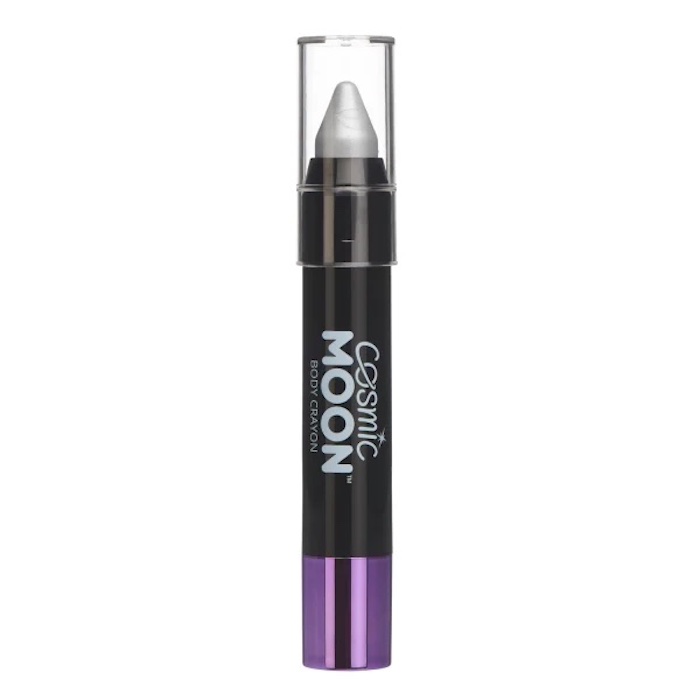 Metallic Sølv Krops Stift – Ideel til Temafester!