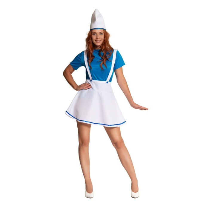 Miss Blå Gnom Kostume Til Kvinder