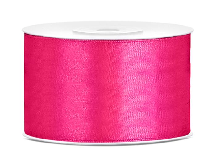 Mørk Pink Satinbånd - Perfekt til Festdekorationer