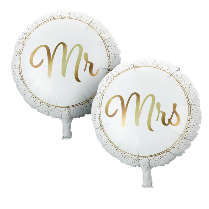 Mrs Folieballoner Guld 14 2x