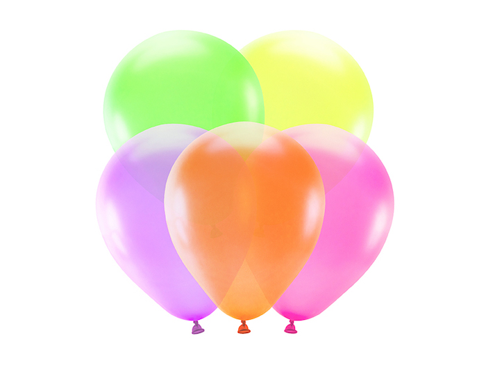 Multifarvede Neonballoner - Perfekte til Festlige Begivenheder!