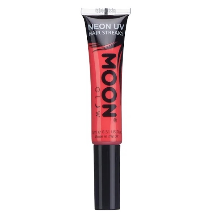 Neon UV Hårfarve - Intens Rød fra Moon Creations