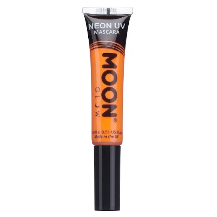 Neon UV Mascara Intens Orange 15 ml – Festens Uundgåelige!